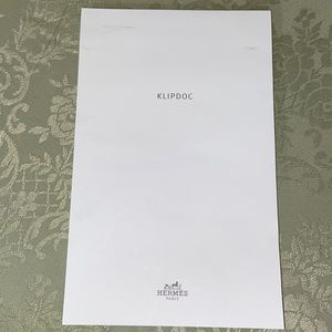 Hermes klipdoc magnetized notebook new